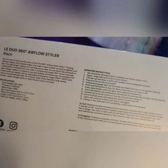 Le Duo 360° Airflow Styler - Picture 2 of 3